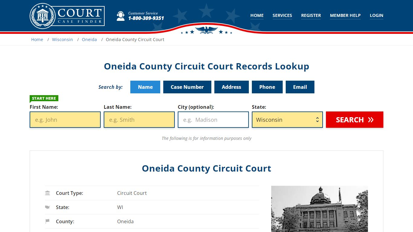Oneida County Circuit Court Records | Rhinelander, Oneida County, WI ...